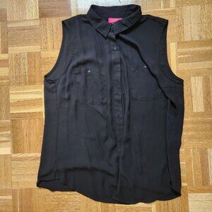 Catherine malandrino black sleeveless top.